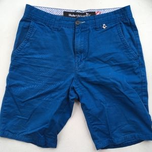 Modern Amusement PacSun Men's Blue Cotton Shorts